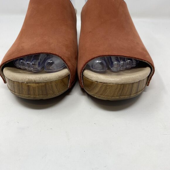 Dansko Shoes Womens Size 38 Brown Leather Mule Clog Sandals Slip On - Picture 6 of 14